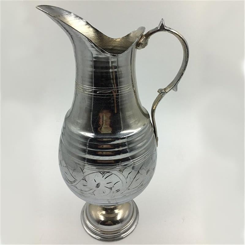 BAKIR SÜRAHİ KAPAKSIZ (dövme, gümüş)