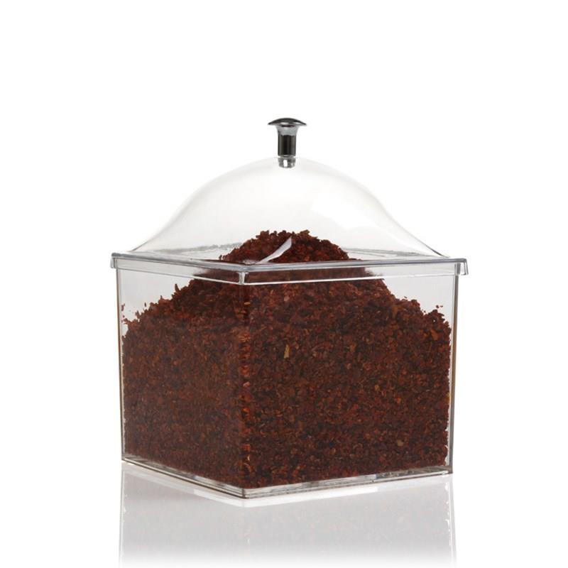 Bora Polikarbon Kare Kavanoz 120 x 120 x 100-1,2Lt