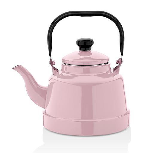 Ebru Emaye Çaydanlık  NO:18 Pembe 2,5lt