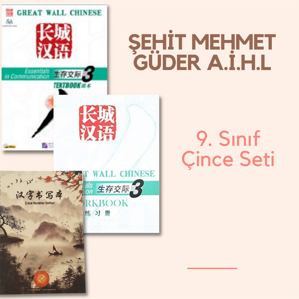 ŞMGAİHL 9. SINIF ÇİNCE SETİ