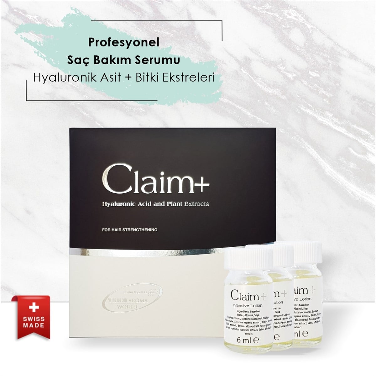 Claim+  Saç Bakım Serumu 