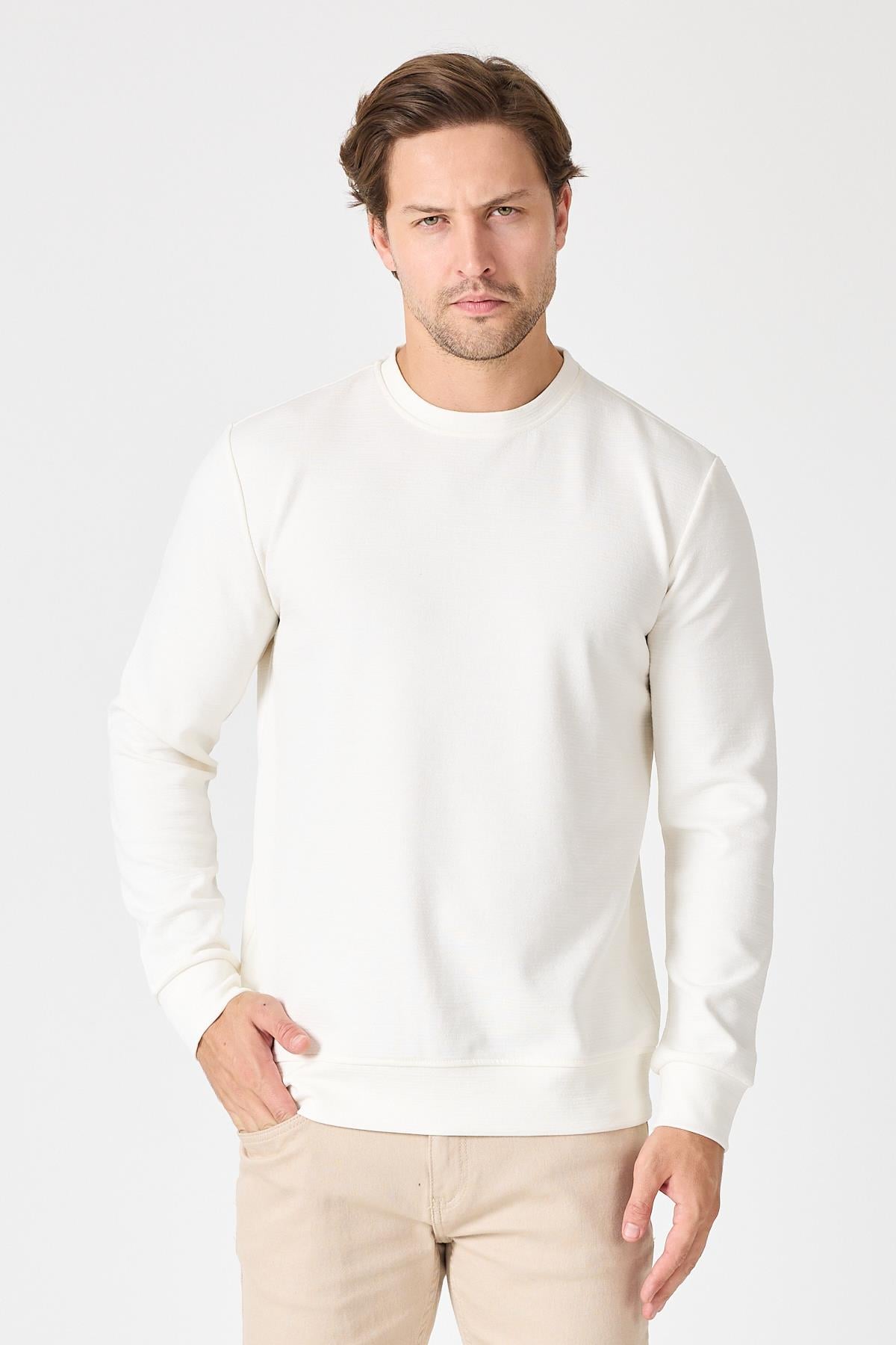 intersivinBisiklet Yaka Regular Fit Sweatshirt