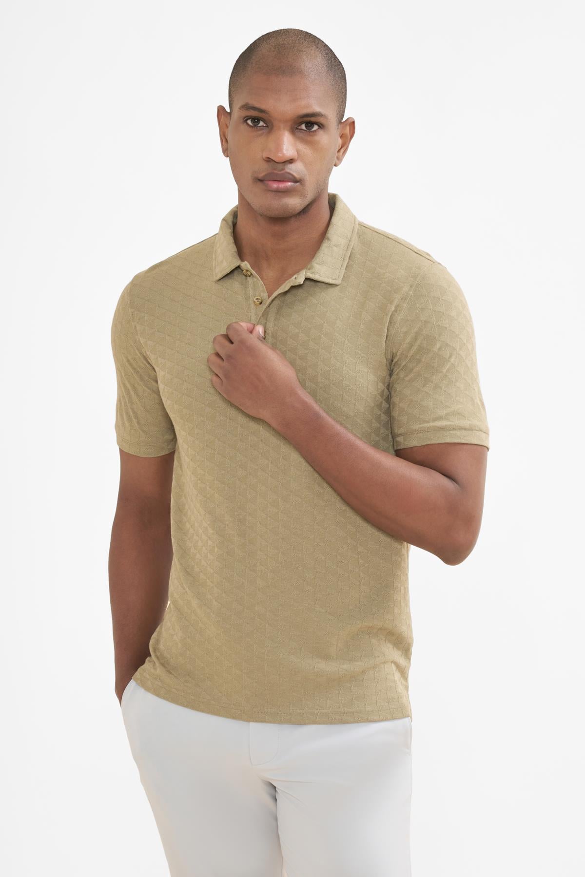 intersivinİntersivin  Polo Yaka Haki Tshirt - SD-04