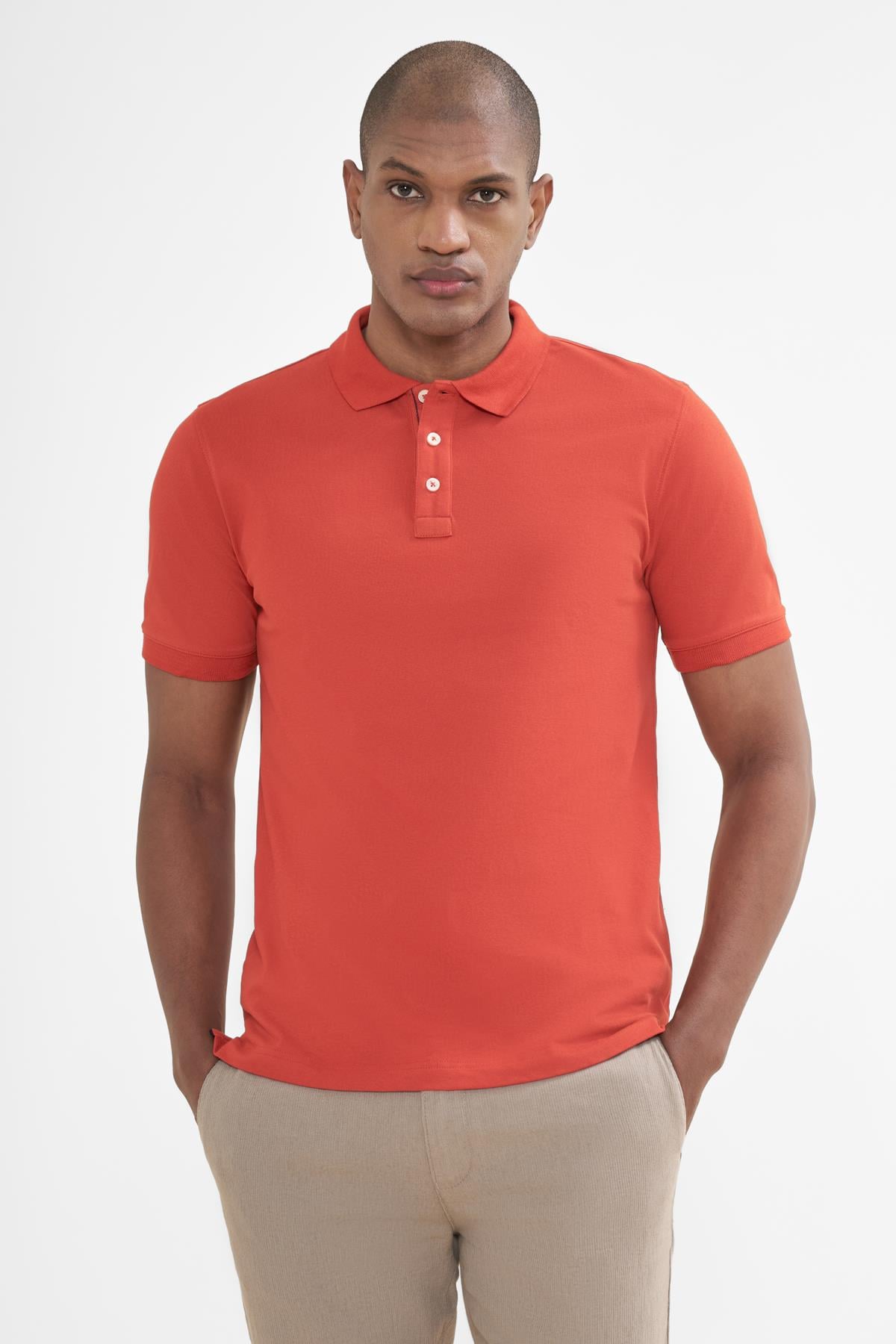 intersivinİntersivin Polo Yaka Kiremit Tshirt - SD-01