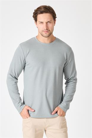 intersivinBisiklet Yaka Basic Sweatshirt