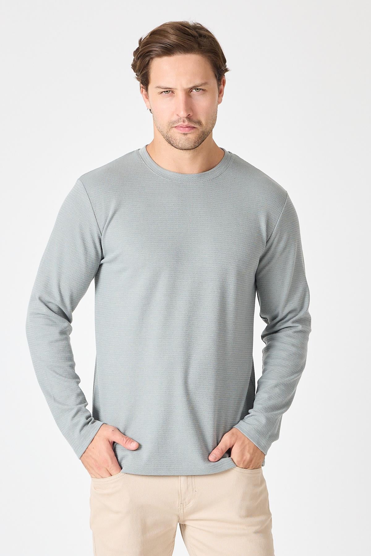 intersivinBisiklet Yaka Basic Sweatshirt