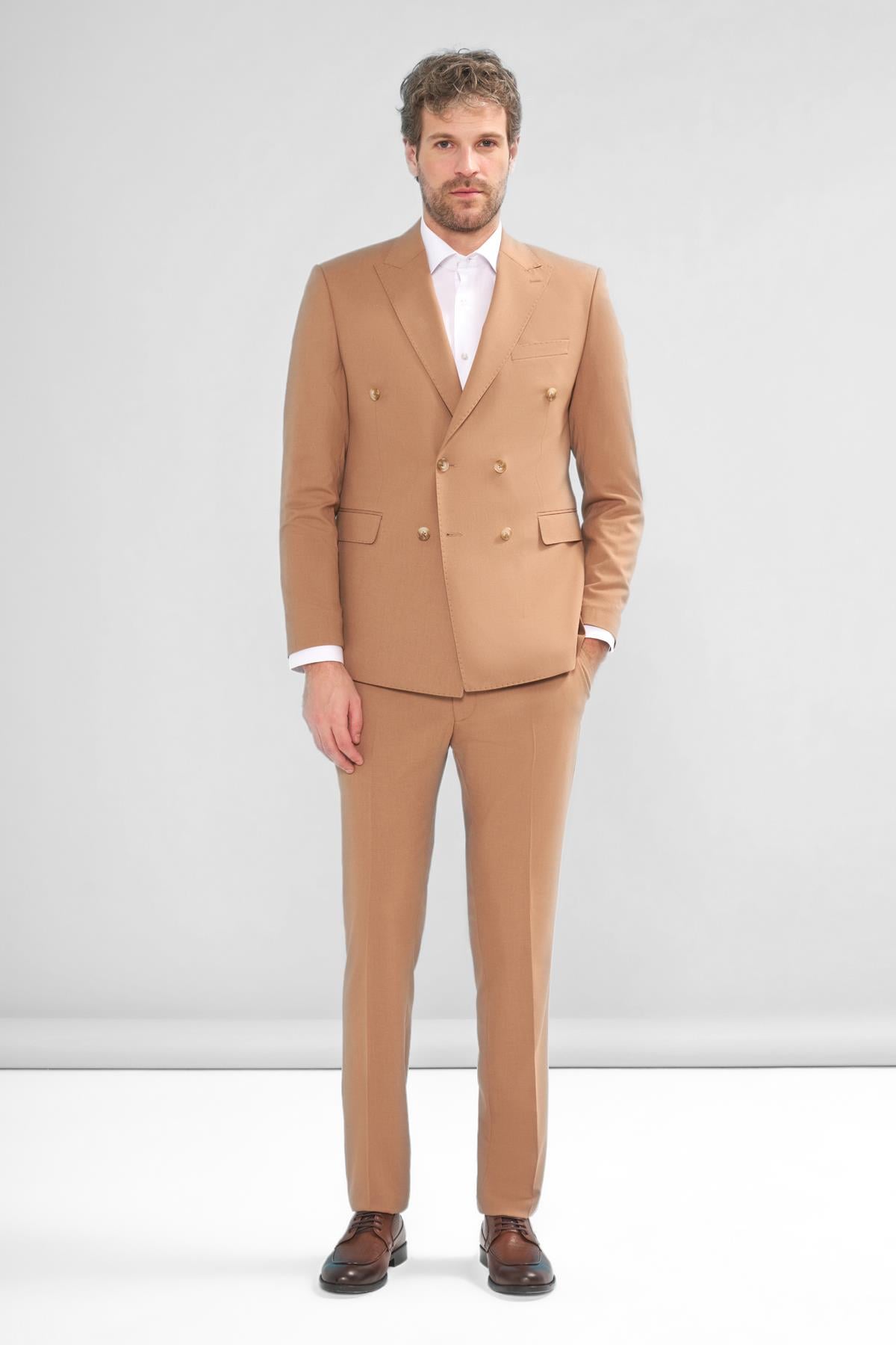 intersivinİntersivin Camel Takım Elbise - 801K-04