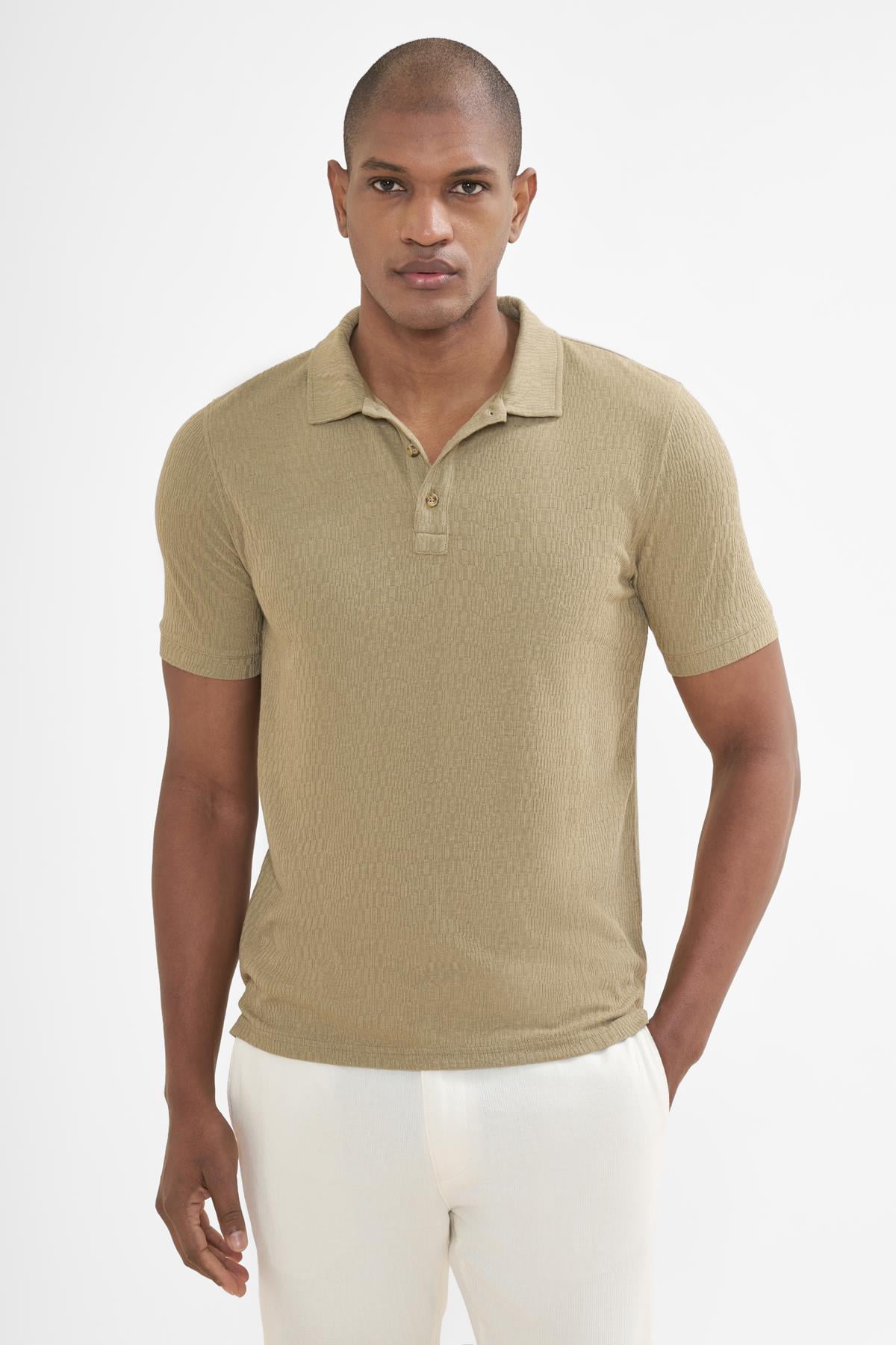 intersivinİntersivin  Polo Yaka Haki Tshirt - SD-05