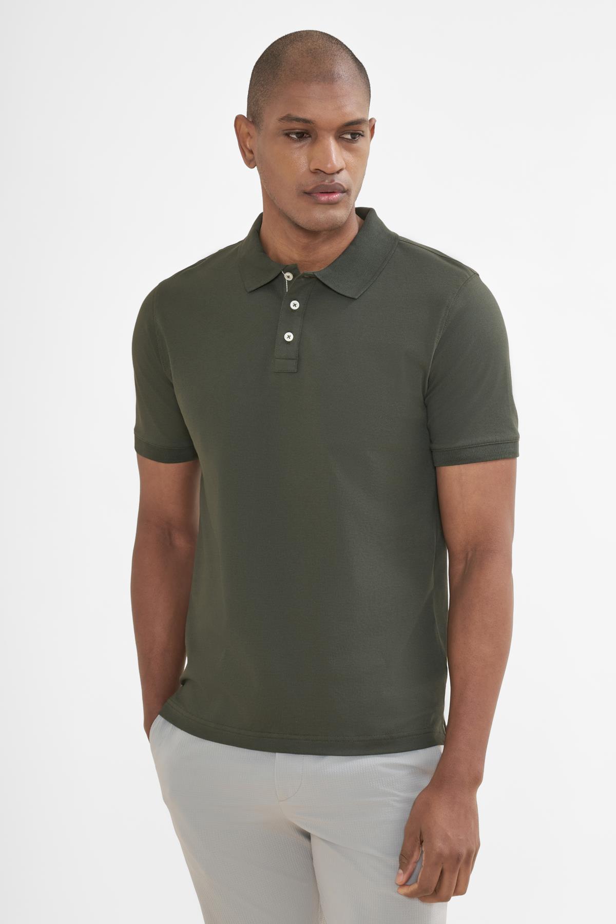intersivinİntersivin Polo Yaka Yeşil Tshirt - SD-01