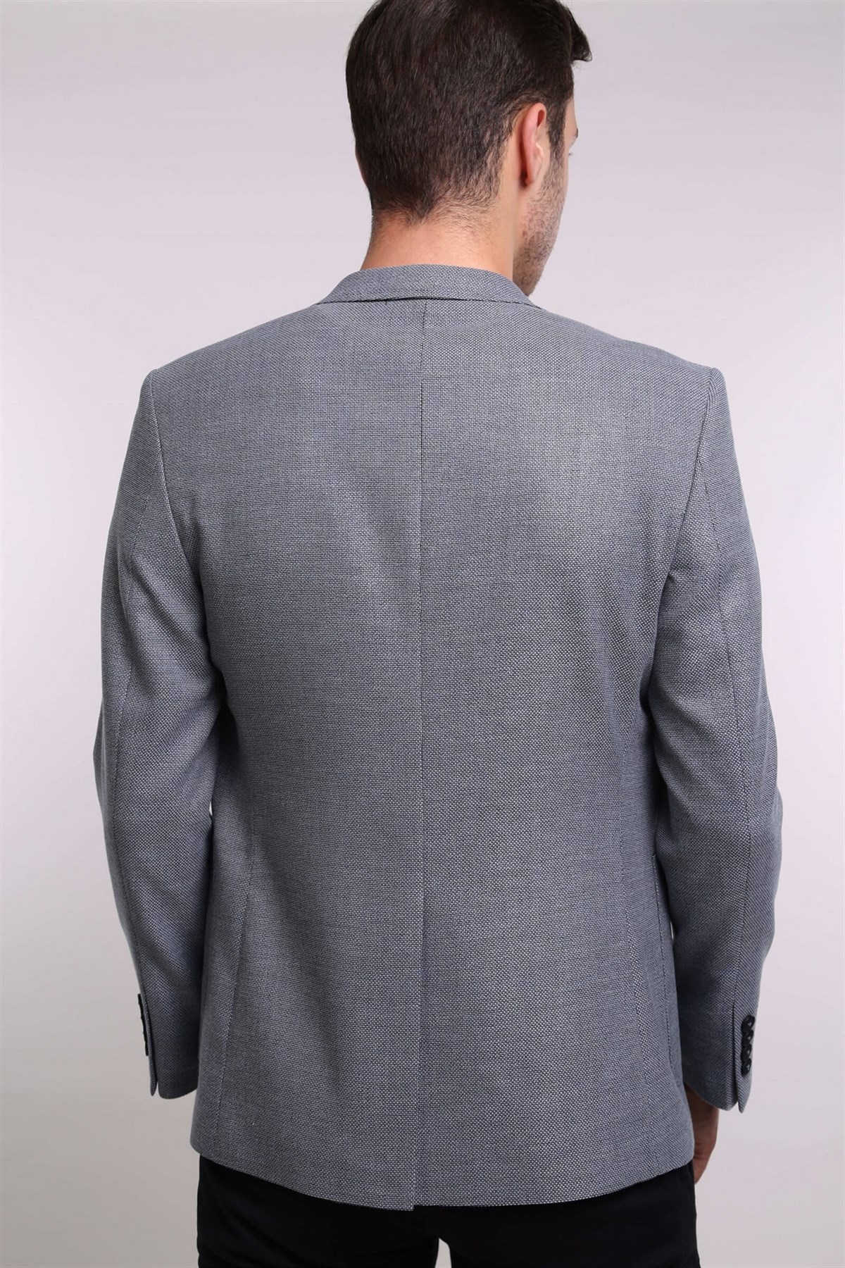 intersivin Slim Fit Lacivert Blazer Erkek Tek Ceket · 4