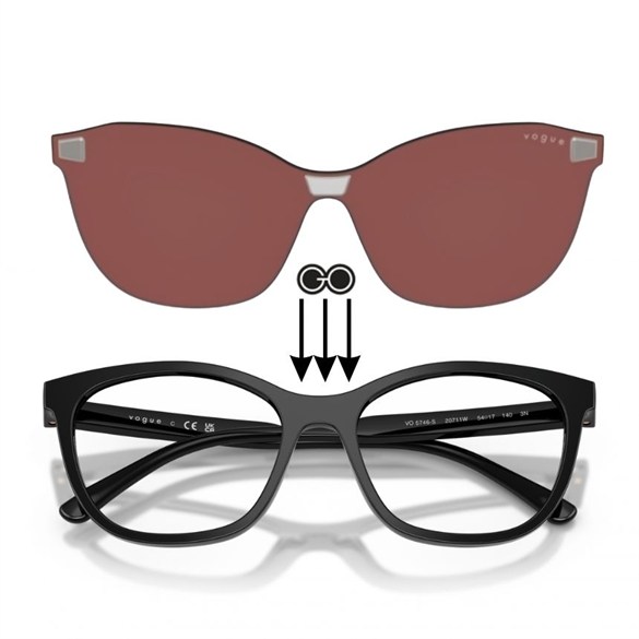 VOGUE  5746S 20711W 54-17  Güneş Gözlüğü