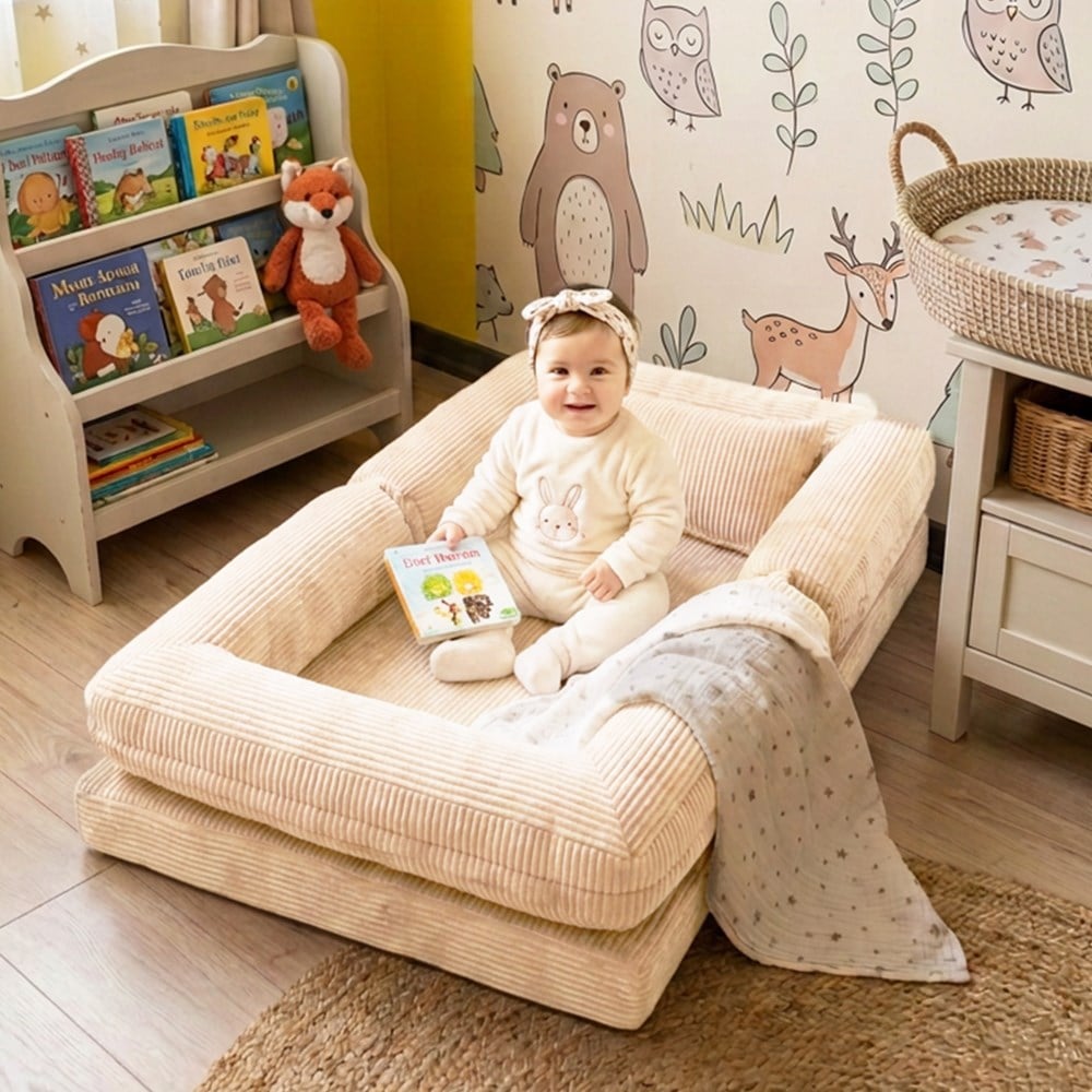 Deco Montessori Sünger Yatak  - MiniwoodDeco Montessori Sünger Yatak Krem