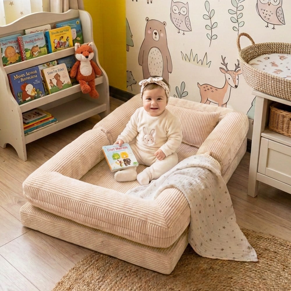 Deco Montessori Sünger Yatak Taş  - MiniwoodDeco Montessori Sünger Yatak Taş