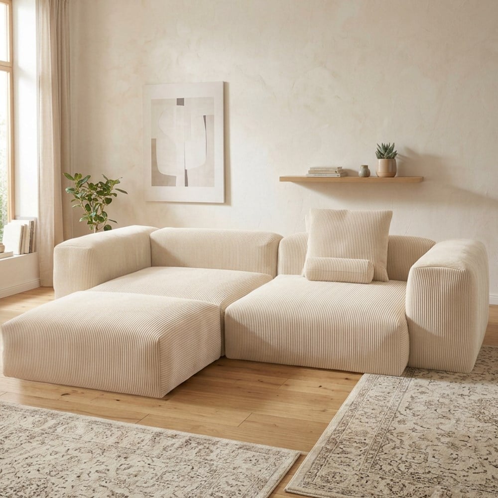Relax Köşem Koltuk Krem - MiniwoodRelax Köşem Koltuk Krem