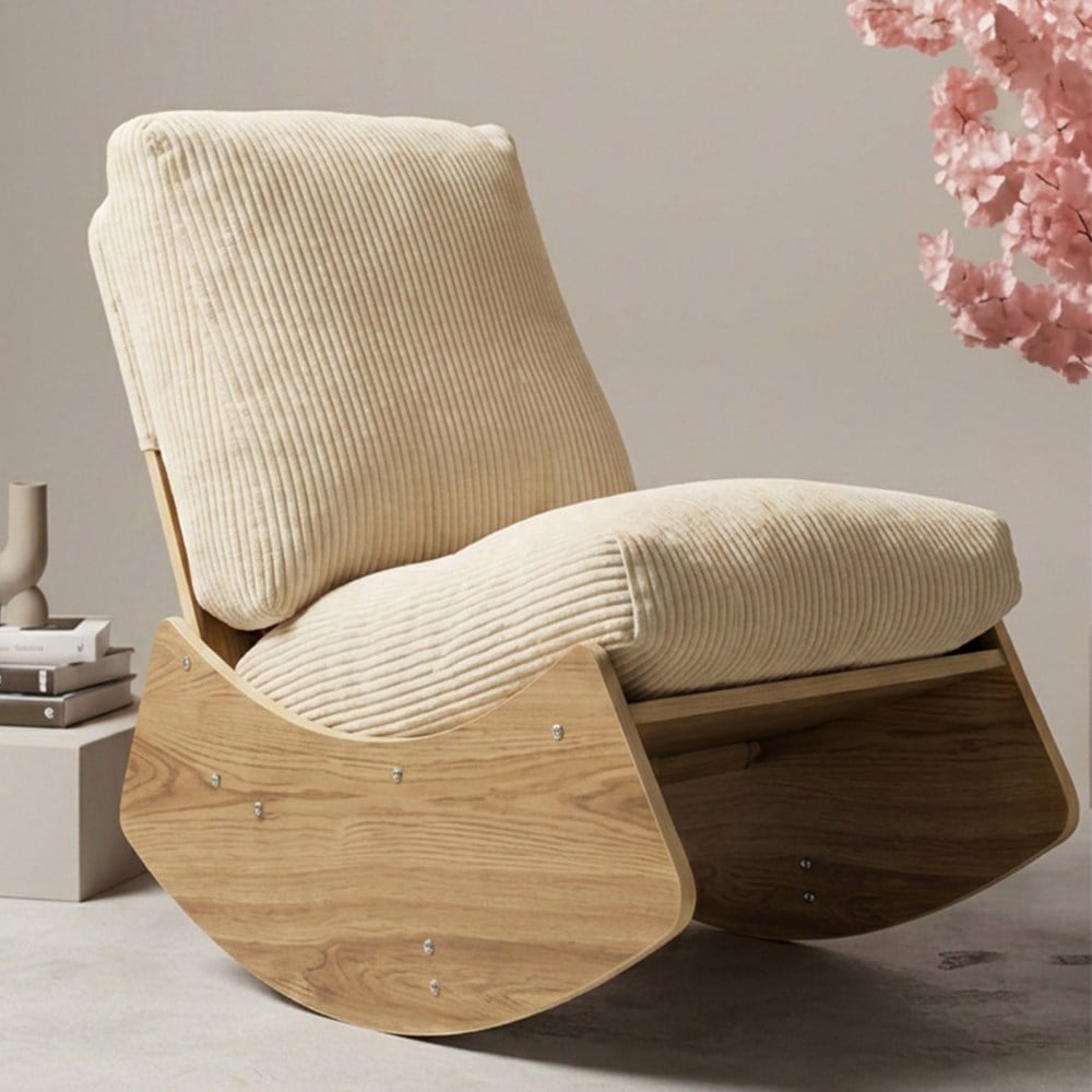 Sallanan Koltuk Krem- MiniwoodComfort Sallanır Koltuk Krem
