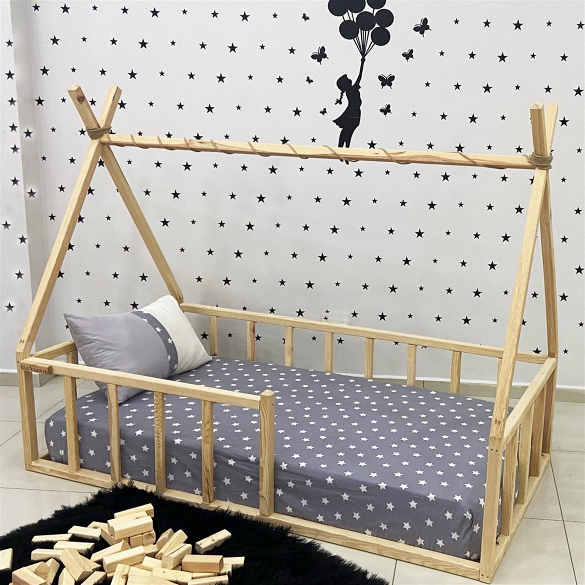 Yere Sıfır Montessori Yatak Modelleri - MarkaawmApaçi Montessori Yatak