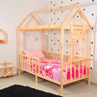 Montessori Yatak Çatılı Pencereli Karyola Modelleri | MarkaawmMontessori Yatak Pencereli 