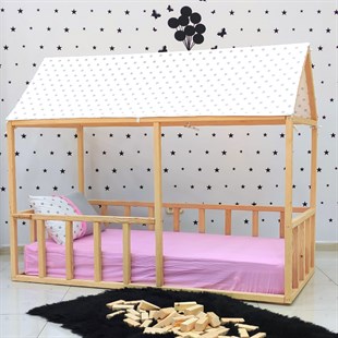 Montessori Yatak Odası | MarkaawmMontessori Madrid Ahşap Karyola