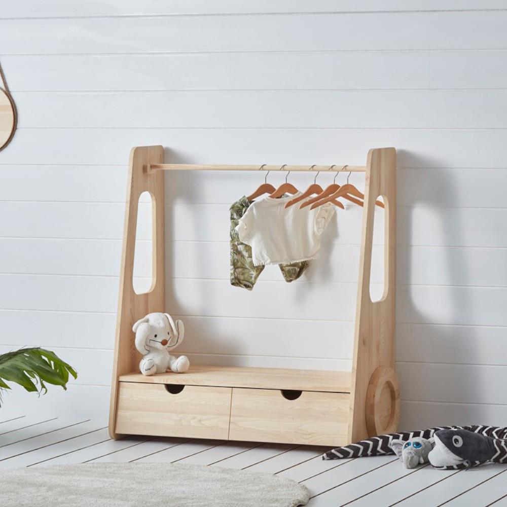 Arabalı Montessori Askılık - MarkaawmArabalı Montessori Askılık
