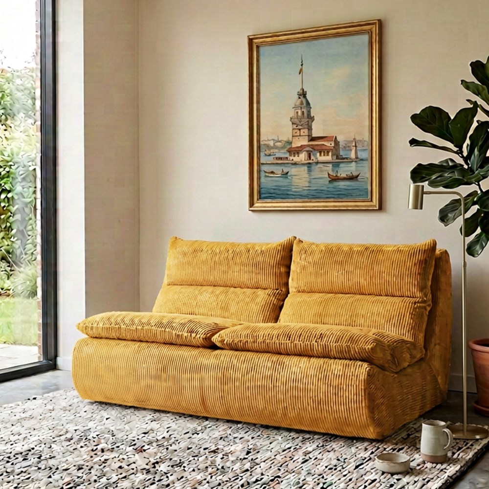 Bubble İkili Berjer Koltuk Sarı - MiniwoodBubble İkili Berjer Koltuk Sarı