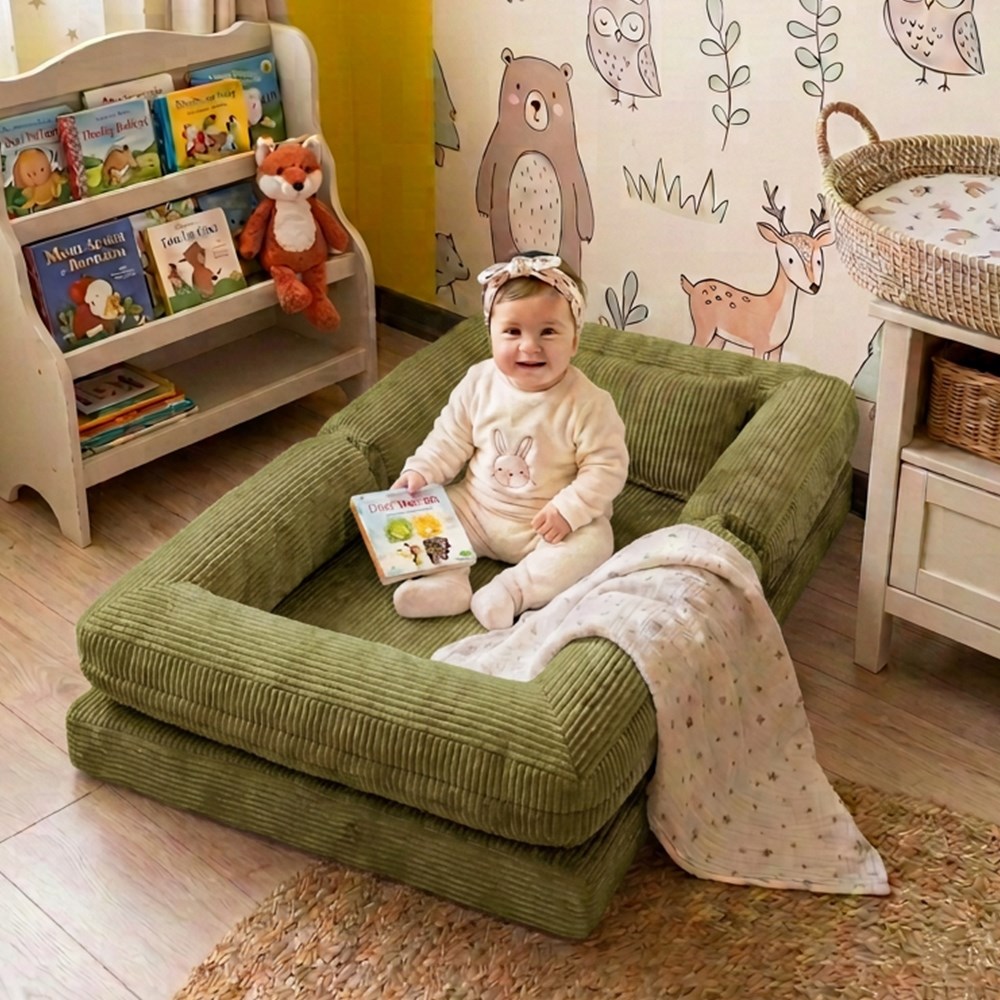 Deco Montessori Sünger Yatak Yeşil - MiniwoodDeco Montessori Sünger Yatak Yeşil