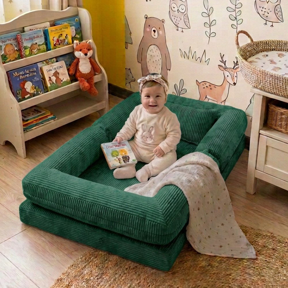 Deco Montessori Sünger Yatak Zümrüt - MiniwoodDeco Montessori Sünger Yatak Zümrüt