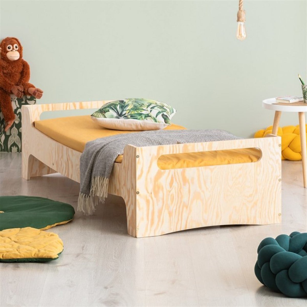 Flora Montessori Yatak Ahşap Karyola - MarkaawmFlora Montessori Yatak