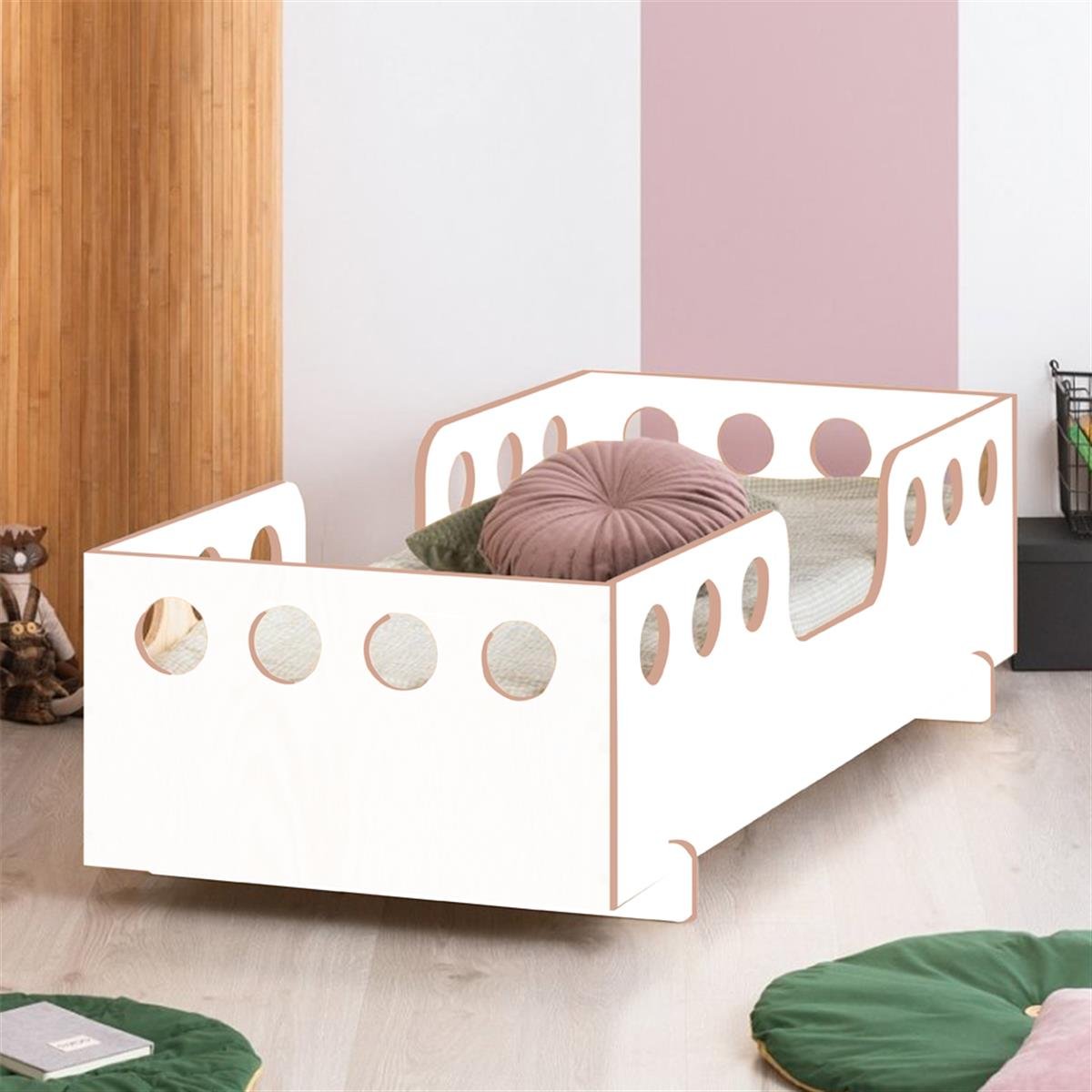 Montessori Karyola Mdf Flower -  MarkaawmMontessori Yatak Mdf Flower