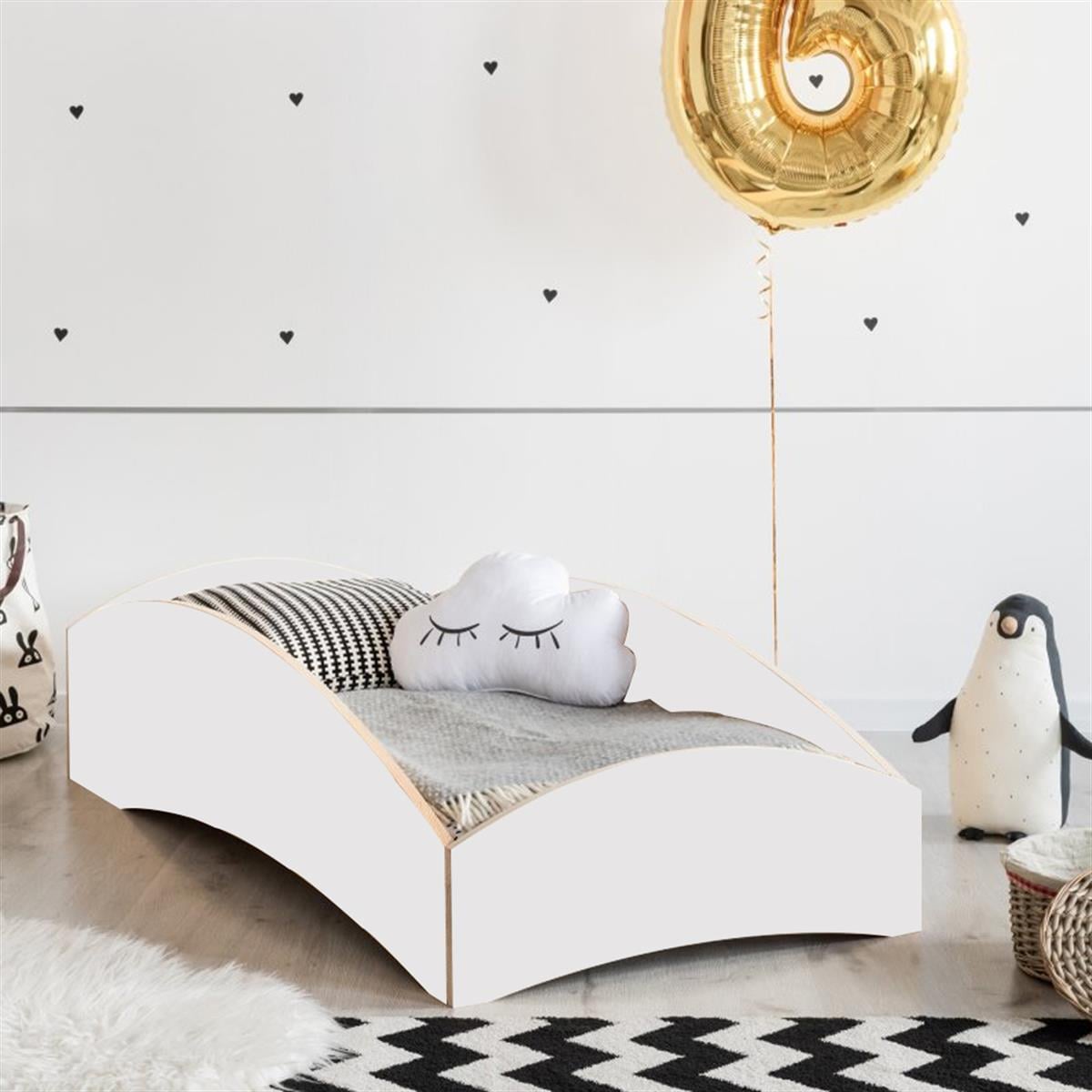 Montessori Karyola Mdf Rosa -  MarkaawmRosa Mdf Montessori Karyola