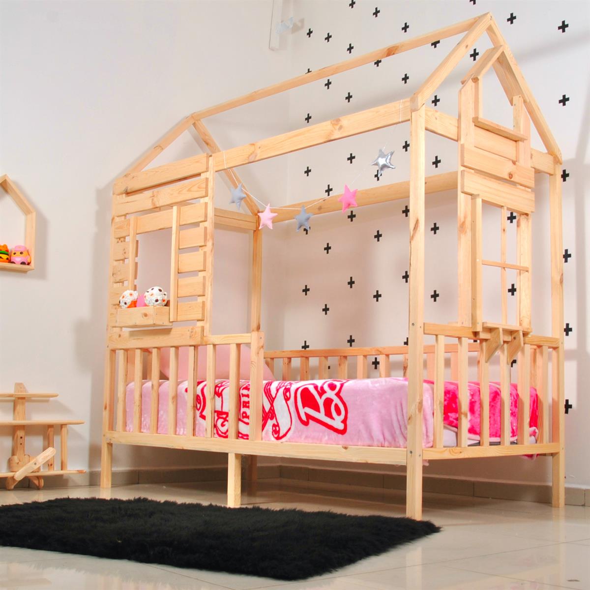 Montessori Pencereli Çocuk Yatak Modelleri | Markaawm
