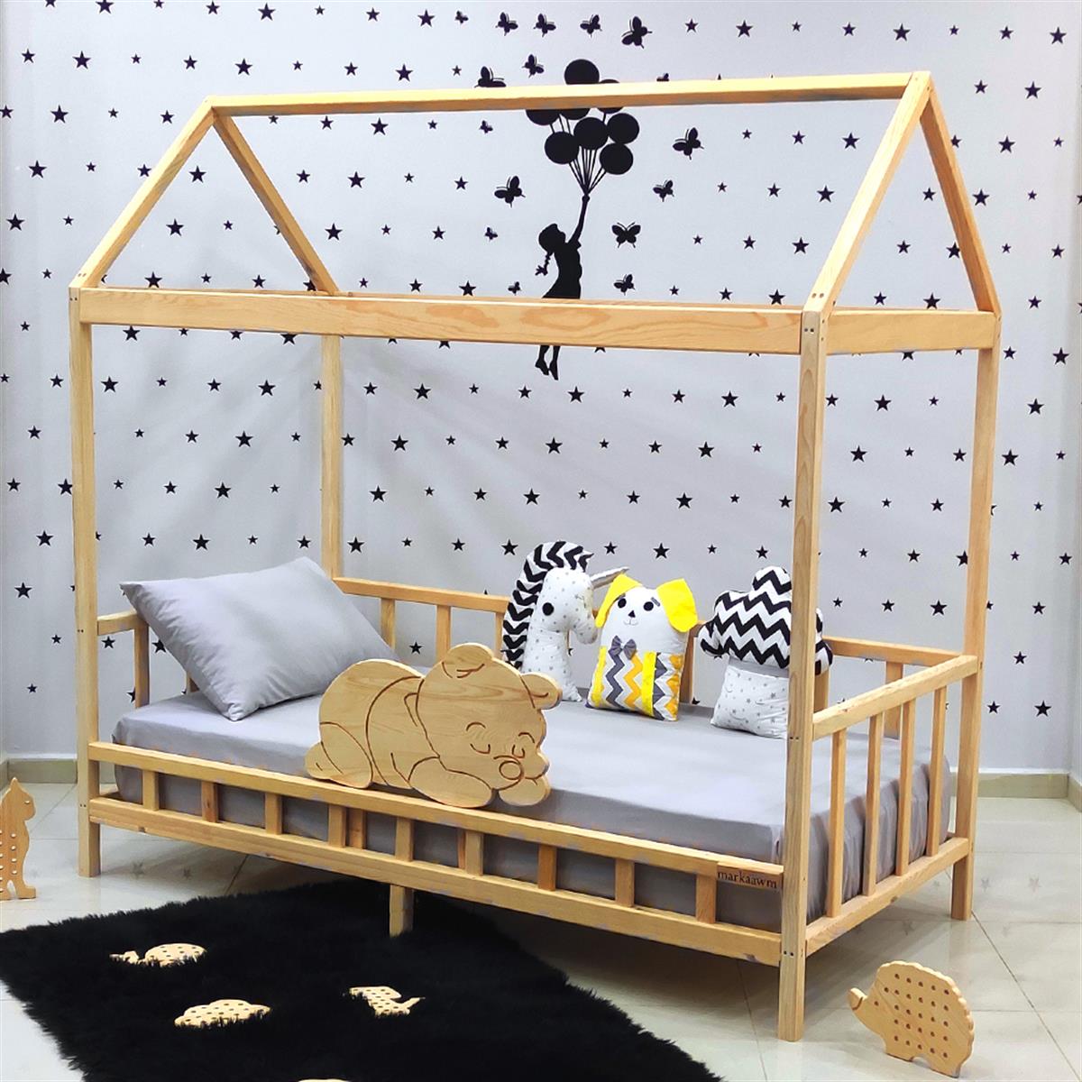 Nirvana Montessori Yatak Sedir Karyola | MarkaawmLuxury Montessori Yatak Ayıcık Çocuk Karyola