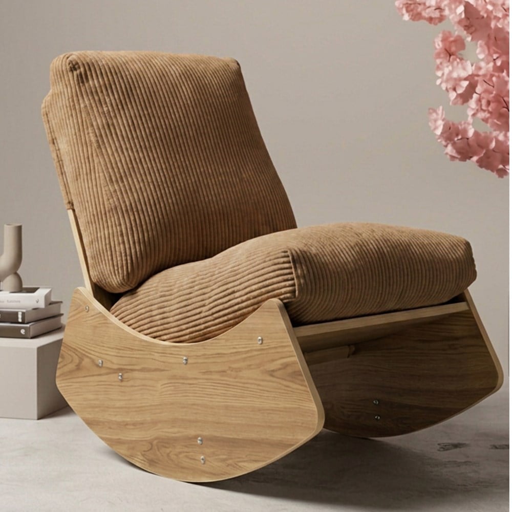 Sallanan Koltuk Sütlü Kahverengi - MiniwoodComfort Sallanır Koltuk Sütlü Kahverengi