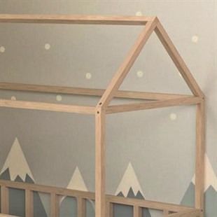 Markaawm Montessori Çocuk Yatak Doğal Çam Ağacı Yatak 90X190 Nisa
