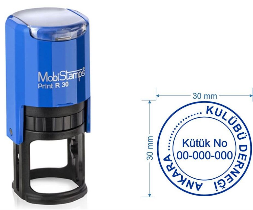 Mobistamps R30 Kişiye Özel Dernek Kaşesi