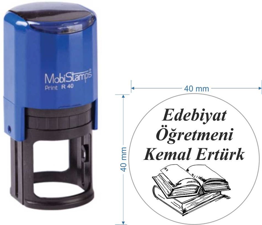 Mobistamps R40 Kişiye Özel Öğretmen Kaşesi