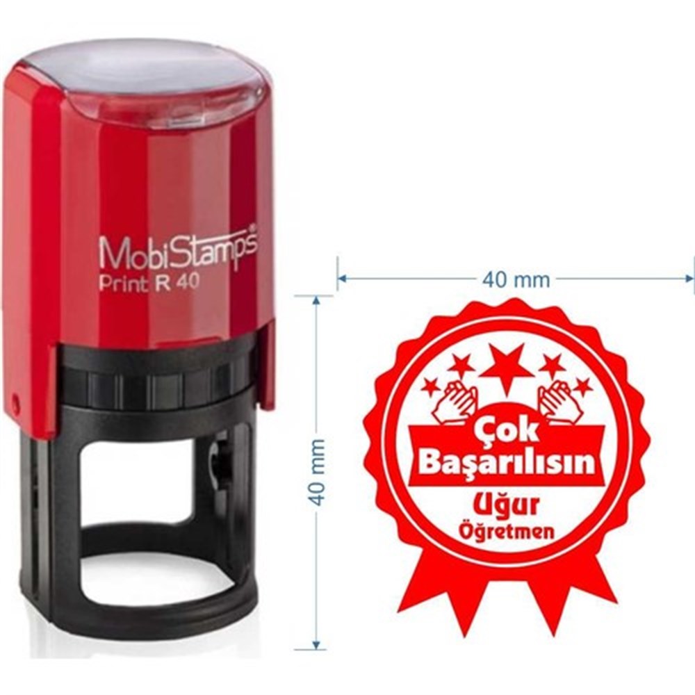 Mobistamps R40 Kişiye Özel Öğretmen Kaşesi