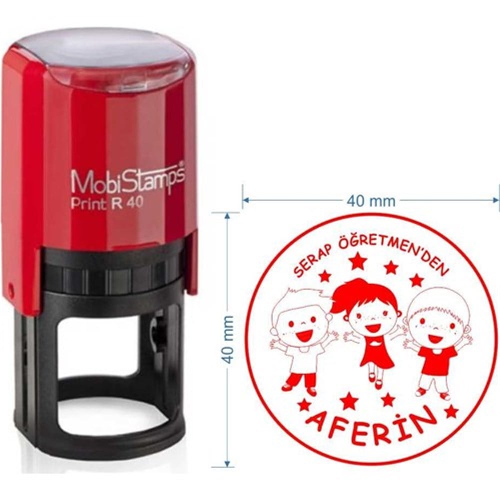 Mobistamps R40 Kişiye Özel Öğretmen Kaşesi