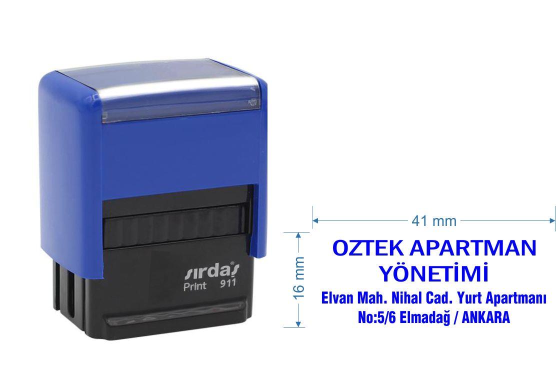 Sırdaş 911 Kişiye Özel İsim, Makam Ve Ünvan Kaşesi