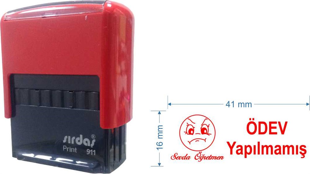 Sırdaş 911 Öğretmen Kaşesi Kişiye Özel Emojili