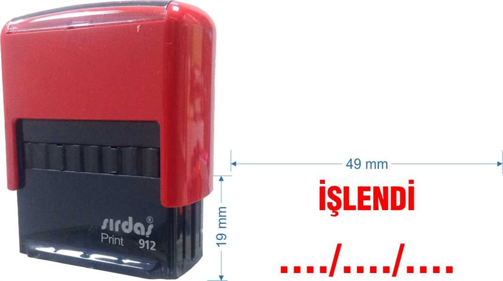 Sırdaş 912 Kaşe 'İşlendi' Yazısı İle