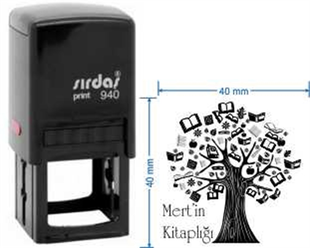Sırdaş 940 Kişiye Özel Kütüphane Kaşesi
