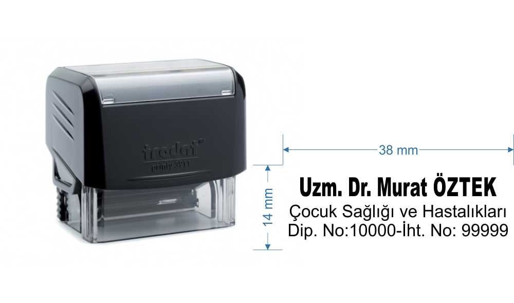 Trodat 3911 Kişiye Özel İsim, Makam Ve Ünvan Kaşesi