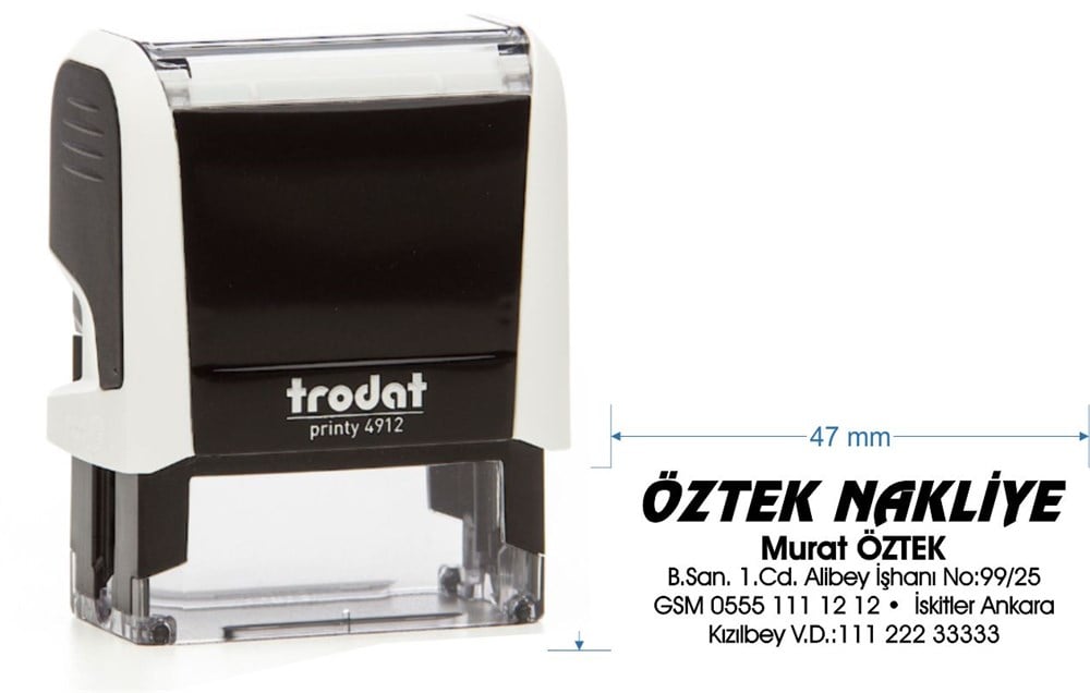 Trodat 4912 Kişiye Özel Firma ve Şirket Kaşesi