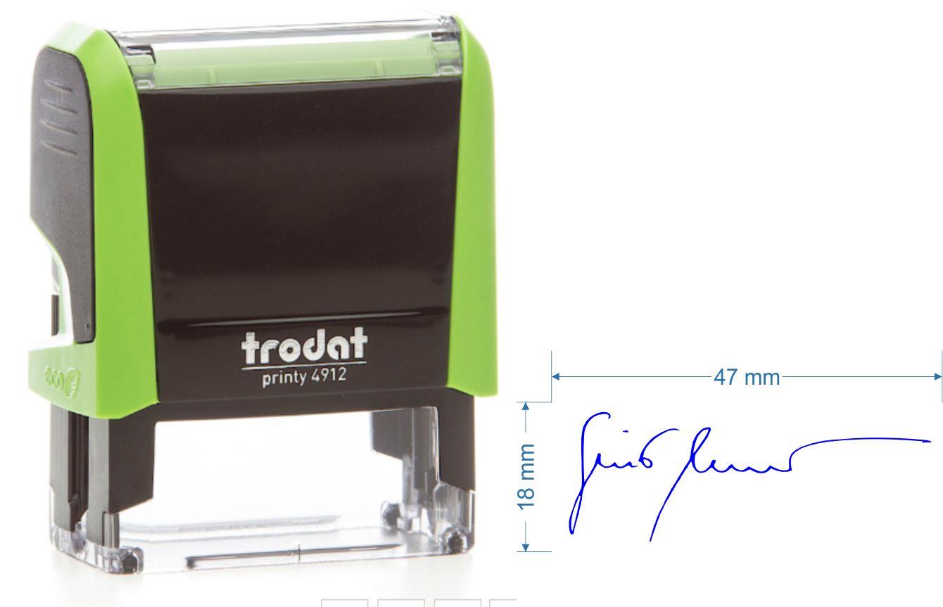Trodat 4912 Kişiye Özel İmza Kaşesi