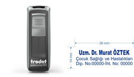 Trodat 9511 Kişiye Özel İsim, Makam Ve Ünvan Kaşesi