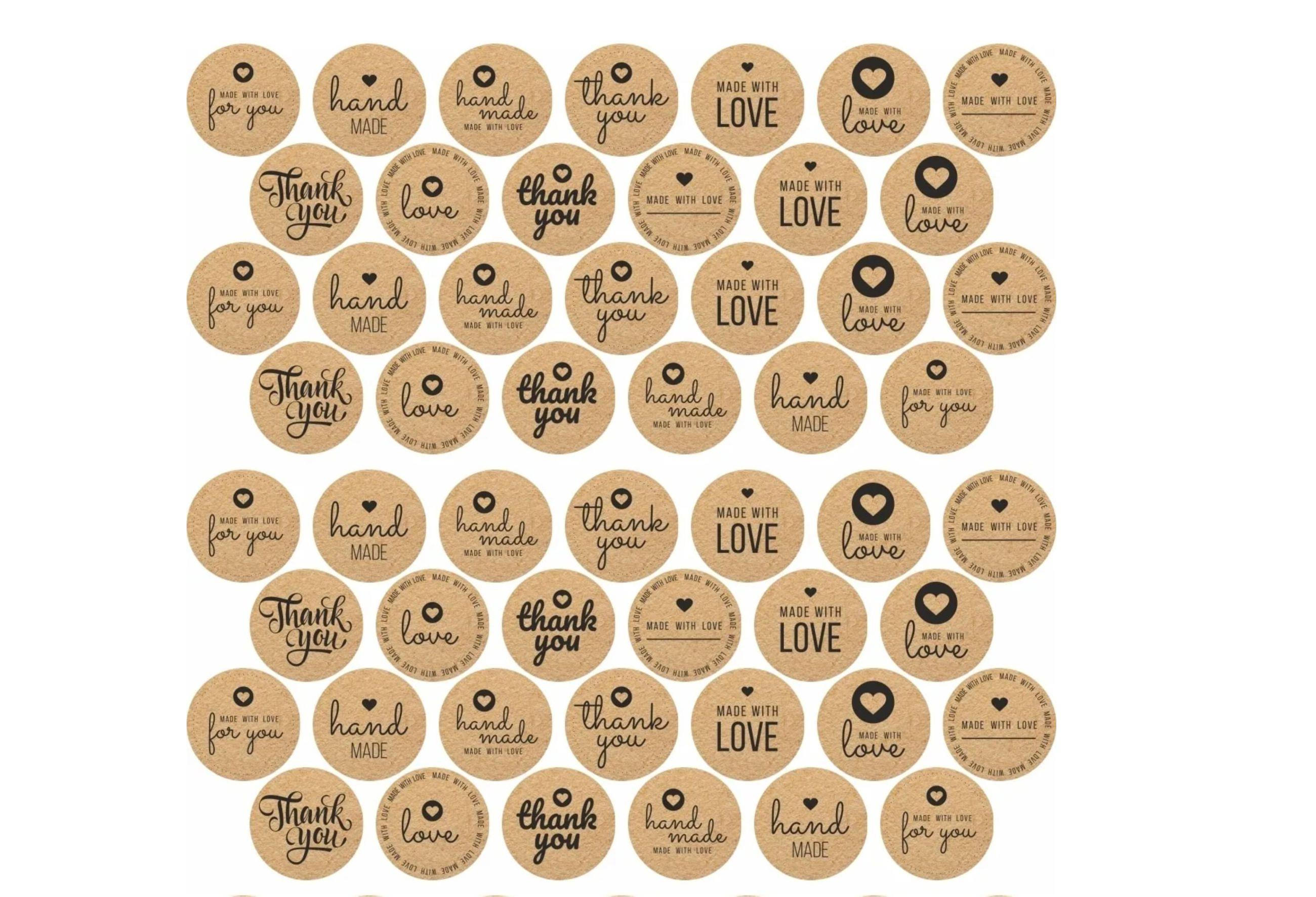 Made with love - Hand Made Etiketi