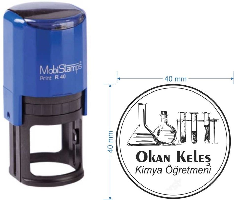 Mobistamps R40 Kişiye Özel Öğretmen Kaşesi