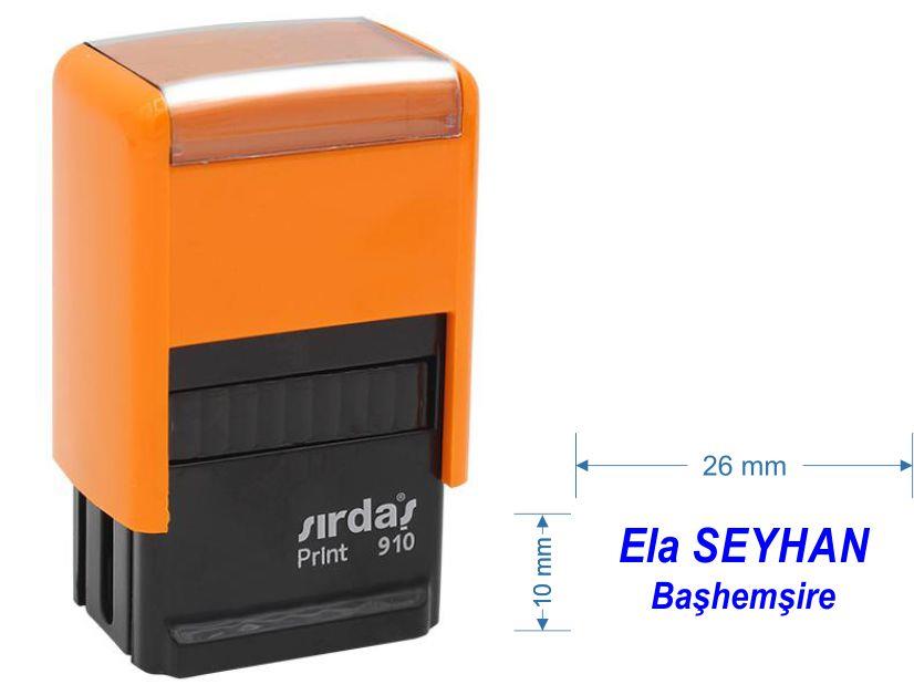 Sırdaş 910 Kişiye Özel İsim, Makam Ve Ünvan Kaşesi