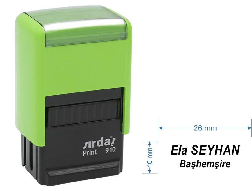 Sırdaş 910 Kişiye Özel Tekstil Kaşesi
