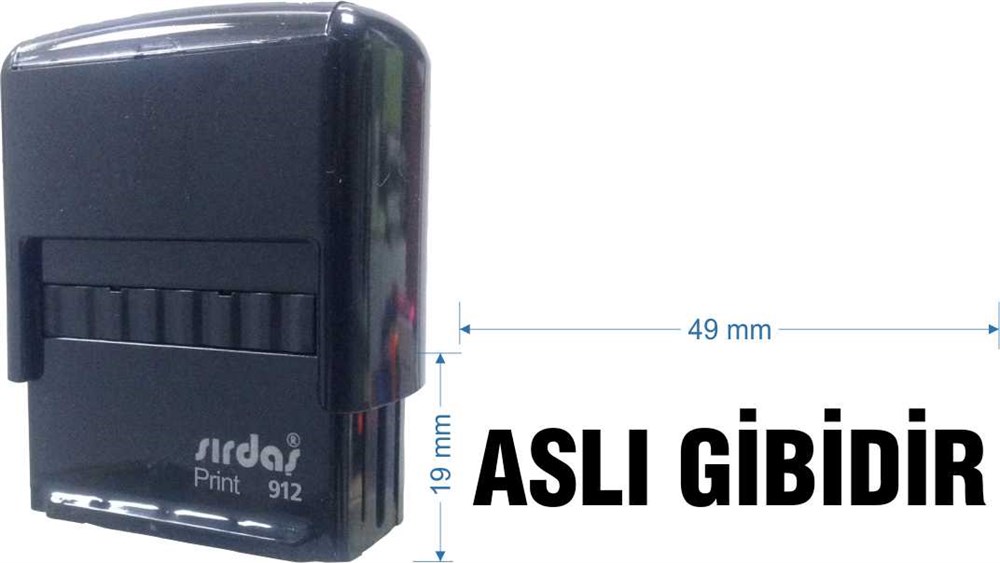 Sırdaş 912 Kaşe 'Aslı Gibidir' Yazısı İle